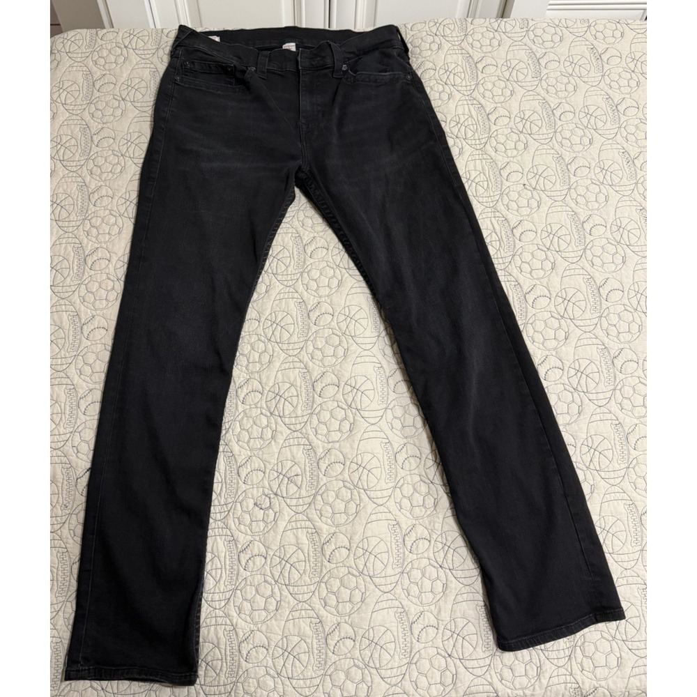 True Religion Ricky Mens Denim Black Jeans Tag Size 34